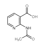 2-乙酰氨基烟酸结构式
