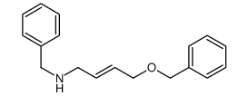 N-benzyl-4-phenylmethoxybut-2-en-1-amine结构式