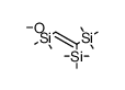 2,2-bis(trimethylsilyl)ethenyl-methoxy-dimethylsilane结构式