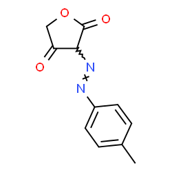 2,4(3H,5H)-Furandione,3-[(4-methylphenyl)azo]- (9CI)结构式