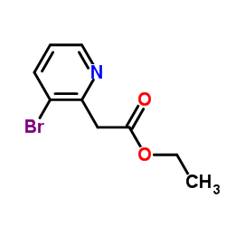 Ethyl (3-bromo-2-pyridinyl)acetate Structure