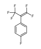1-fluoro-4-(1,1,3,3,3-pentafluoroprop-1-en-2-yl)benzene结构式