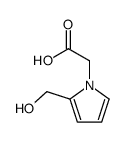 1H-Pyrrole-1-aceticacid,2-(hydroxymethyl)-(9CI) Structure