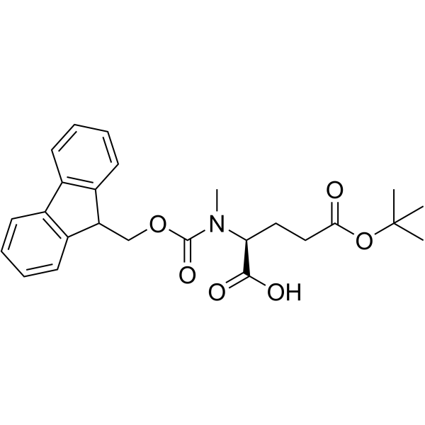 Fmoc-N-甲基-L-谷氨酸 5-叔丁酯结构式