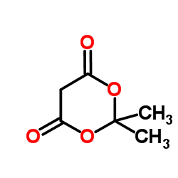 丙二酸环(亚)异丙酯结构式