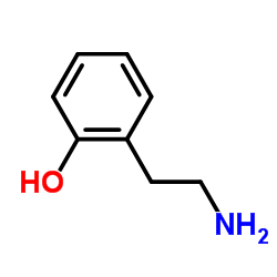 2-(2-氨基乙基)苯酚结构式