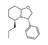 (3S,5S)-3-phenyl-5-propylhexahydro-5H-oxazolo[3,2-a]pyridine Structure