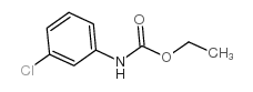 N-(3-氯苯基)氨基甲酸乙酯结构式