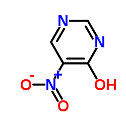 5-Nitro-4-pyrimidinol Structure