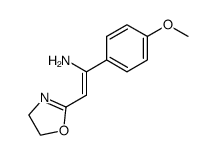 (Z)-2-(4,5-dihydro-1,3-oxazol-2-yl)-1-(4-methoxyphenyl)-1-ethen-1-amine Structure
