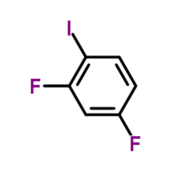 2,4-Difluoro-1-iodobenzene structure