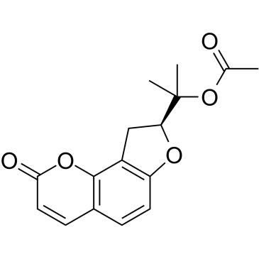 columbianetin acetate Structure