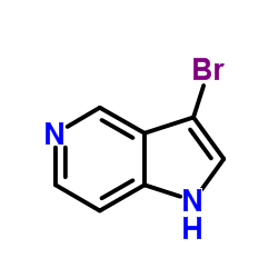 3-溴-5-氮杂吲哚结构式