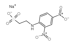 N-(2,4-二硝基苯基)牛磺酸钠盐结构式