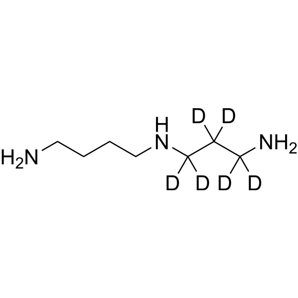 Spermidine-d6 Structure