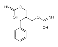 (2-benzyl-3-carbamoyloxypropyl) carbamate Structure