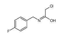 2-CHLORO-N-(4-FLUOROBENZYL)ACETAMIDE Structure