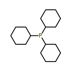 Tricyclohexylphosphine Structure