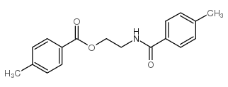 2-[(4-甲基苯甲酰基)氨基]4-甲基苯甲酸乙酯结构式