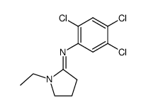 1-ethyl-2-(2',4',5'-trichloro-phenylimino)-pyrrolidine Structure