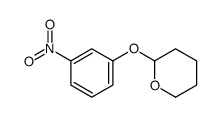 2-(3-nitrophenoxy)oxane结构式