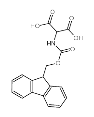 Fmoc-氨基丙二酸结构式