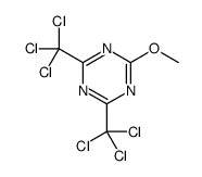 2-methoxy-4,6-bis(trichloromethyl)-1,3,5-triazine结构式