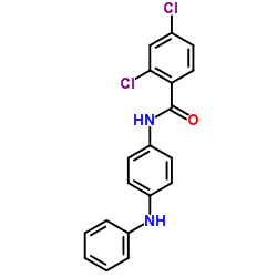N-(4-Anilinophenyl)-2,4-dichlorobenzamide Structure