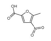 5-methyl-4-nitro-2-furancarboxylic acid结构式