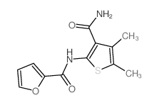 N-(3-carbamoyl-4,5-dimethylthiophen-2-yl)furan-2-carboxamide Structure