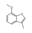 Benzofuran,7-methoxy-3-methyl- Structure