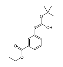 ethyl 3-[(2-methylpropan-2-yl)oxycarbonylamino]benzoate结构式