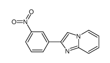 2-(3-nitrophenyl)H-iMidazo[1,2-a]pyridine Structure