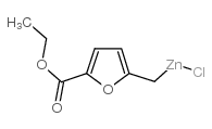 5-乙氧羰基-2-呋喃基氯化锌结构式