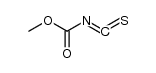 异硫氰酰甲酸甲酯结构式