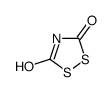 1,2,4-dithiazolidine-3,5-dione结构式