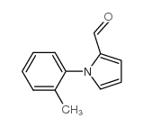 1-(2-甲基苯基)-1H-吡咯-2-甲醛结构式