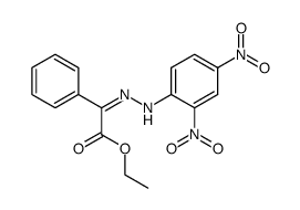 (2,4-dinitro-phenylhydrazono)-phenyl-acetic acid ethyl ester结构式