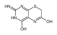 2-amino-3,5-dihydropyrimido[4,5-b][1,4]thiazine-4,6-dione结构式