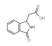 [1(3H)-异吲哚啉酮-3-基]乙酸结构式