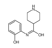 哌啶-4-羧酸 (2-羟基苯基)酰胺结构式