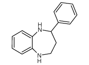 2-苯基-2,3,4,5-四氢-1H-1,5-苯并二氮杂卓结构式