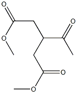 Pentanedioic acid, 3-acetyl-, 1,5-dimethyl ester Structure