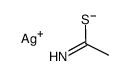 silver(I) ethanimidothioate结构式
