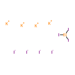 Potassium iodide triiodobismuthine (4:4:1) Structure
