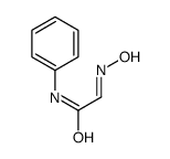 (2E)-2-(Hydroxyimino)-N-phenylacetamide结构式