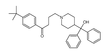 4'-tert-butyl-4-[4-(hydroxybenzhydryl)piperidino]butyrophenone Structure