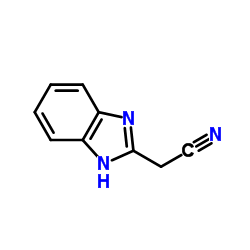 2-苯并咪唑基乙腈结构式