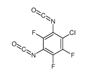 1-chloro-2,3,5-trifluoro-4,6-diisocyanatobenzene结构式