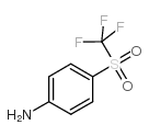 4-(trifluoromethylsulfonyl)benzenamine Structure